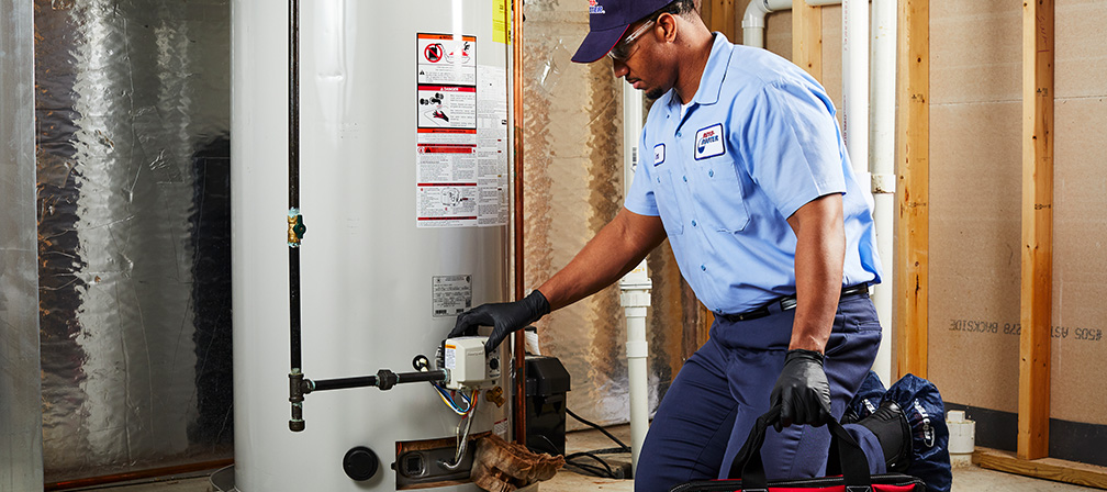 pro install of water heater